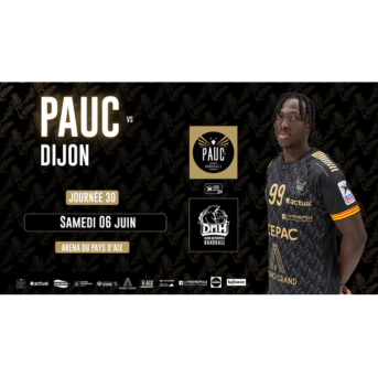 Show cheerleading Match PAUC Handball